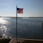 Flag Over Water